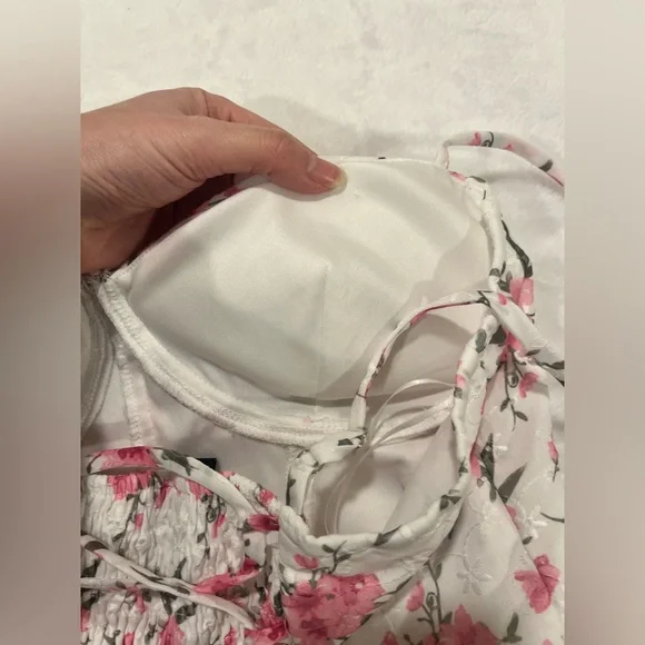 Windsor Call Me Cutie Floral Eyelet Corset Top - Large - Picture 5 of 10